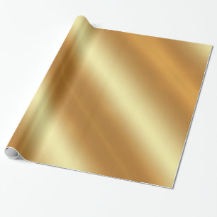 Papel De Presente Elite Dourada Parece Elegante Ouro moderno Glossy