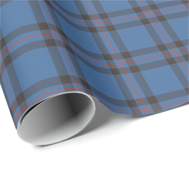 Papel De Presente Elliot Clan Tartan (Ponta do rolo)