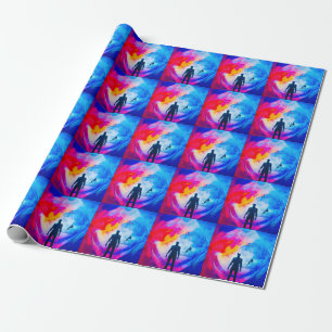 Papel De Presente Em pé nas cores