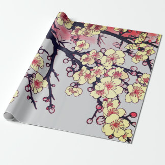PAPEL DE PRESENTE EMBALAGEM DE PRESENTE ÁRVORE DE SAKURA