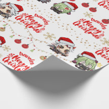Embalagem de presente de Natal Itto & Kuki