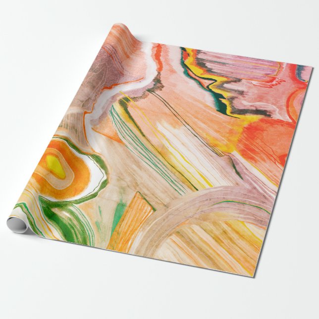 Papel De Presente Embalagem de presente divertida para anos setenta  (Desenrolado)