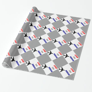 Papel De Presente Embalagem de Presente do Avião