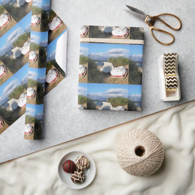 PAPEL DE PRESENTE EMBARCAÇÕES (Artesanato)