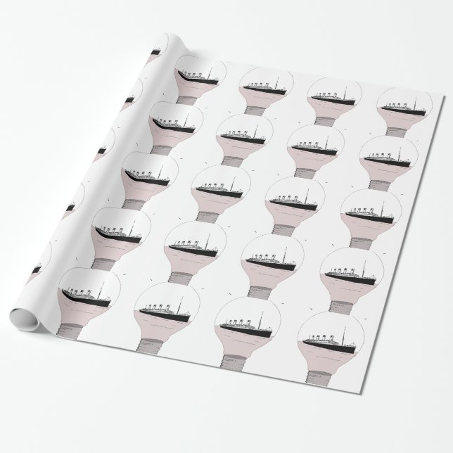 Papel De Presente Embarque em uma lâmpada (Desenrolado)