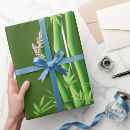 Papel De Presente Embrião da Natureza: Bamboo Gift Wrap