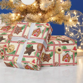 Papel De Presente Embrulho de Biscoito