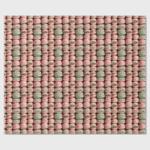 Papel De Presente Embrulho de Presente de Macaron Festivo