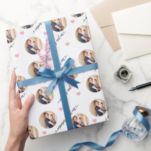 Papel De Presente Embrulho de Presente Personalizado com Foto para o