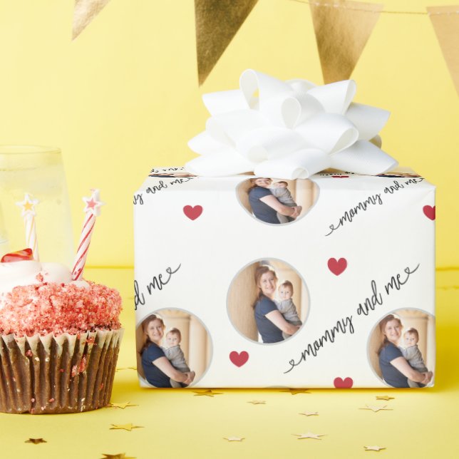 Papel De Presente Embrulho de Presente Personalizado com Foto para o (Festa de aniversário)