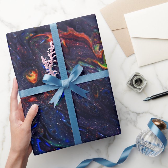 Papel De Presente Embrulhos Abstratos 4 (Presentear)