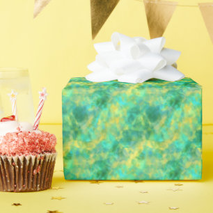 Papel De Presente Emerald Green Crumpled Texture