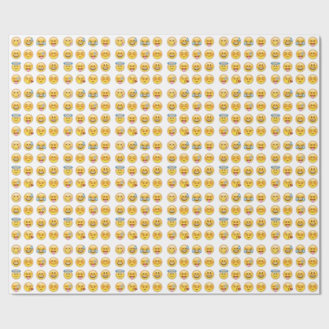 Papel De Presente Emoji (Barra)