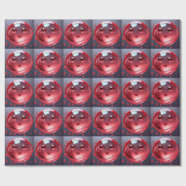 Papel De Presente Emoji (bolha de água vermelha)