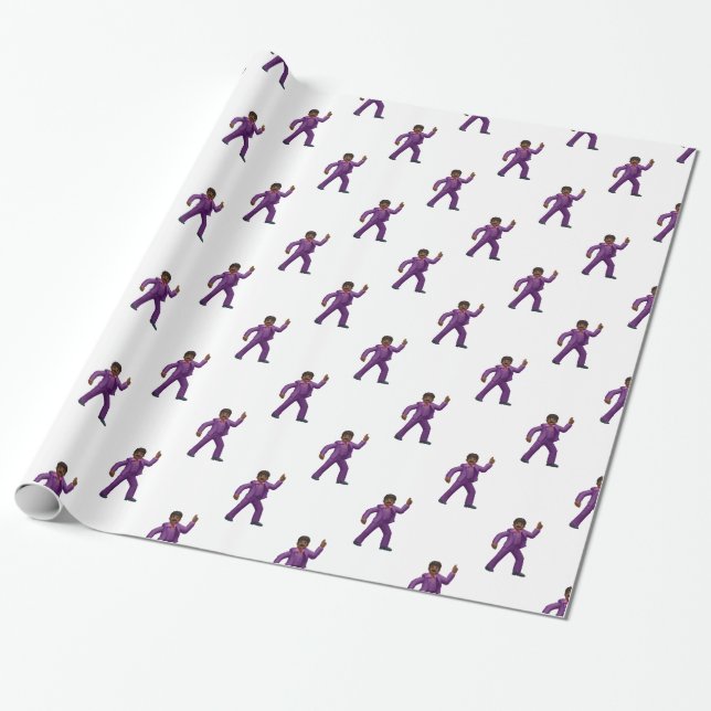 Papel De Presente Emoji Dancing Man (Desenrolado)