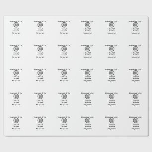 Papel De Presente empresa artesanal negócios Scan QR detalhes nome d