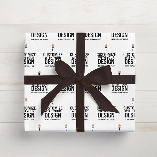 Papel De Presente Empresa personalizada minimalista personalizada (Criador carregado)
