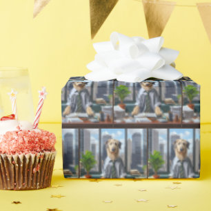 Papel De Presente Empresário irlandês Wolfhound