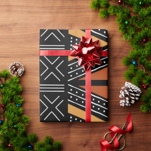 Papel De Presente Encantado Adorável de Presente Africano