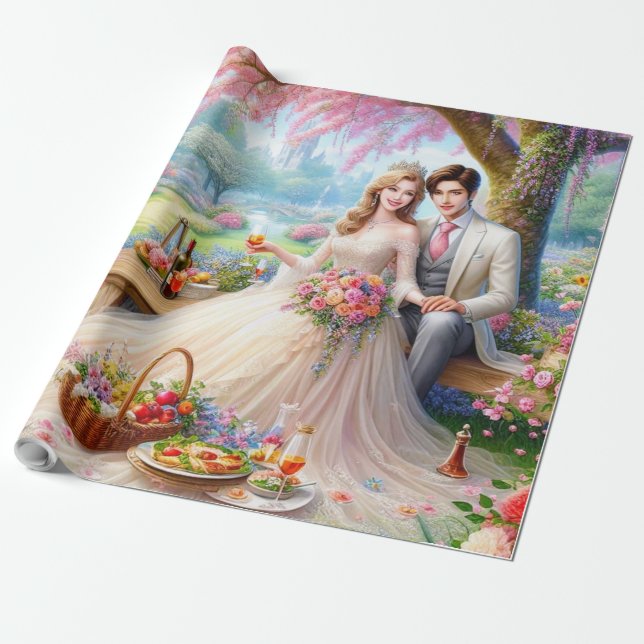 Papel De Presente Encantado Depois (Desenrolado)