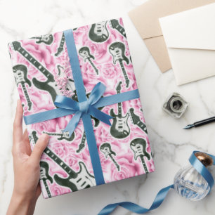 Papel De Presente Encapsulamento de festas de rock and roll para ros