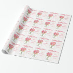 Papel De Presente Encapsulamento de Presente de Chá de casamento Mas<br><div class="desc">A noiva que será empolgada para receber seu presente de chá embrulhado neste papel personalizado de embalagem de chá de casamento de jarro. Os frascos Mason são tão populares especialmente para casamentos com temas de vintage ou country, mas amantes de flores ou verdadeiros românticos no coração apreciarão totalmente os corações...</div>