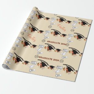 Papel De Presente encapsulamento simples unisex de formando