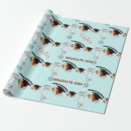 Papel De Presente encapsulamento simples unisex de formando