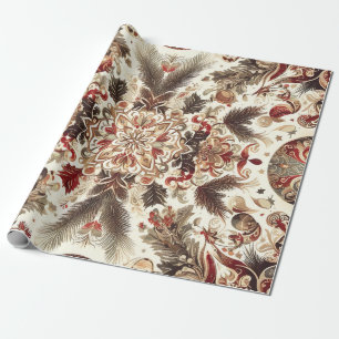 Papel De Presente Enchanting Christmas Motifs Alternative