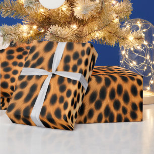 Papel De Presente Energia de Leopardo Selvagem – Moda Ousada de Esta