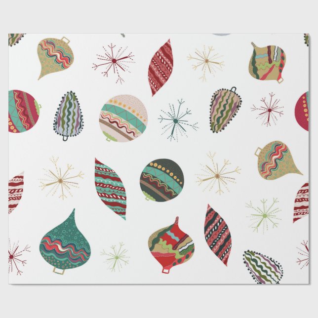 Papel De Presente enfeite de Natal (Aberto)