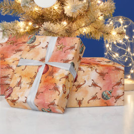 Papel De Presente Enfeites de natal do Deserto de Escorpiões do Sudo