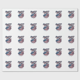 Papel De Presente Enfermeira Americana Desenho de Camiseta Vetorial 