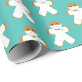 Papel De Presente Enfermeira de Gingercake Man Médico Escrupulos Bra