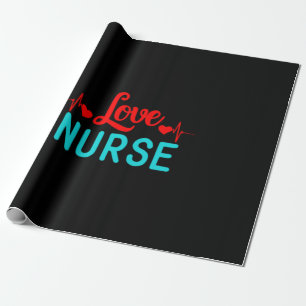 Papel De Presente Enfermeira Dift Love Enfermeira