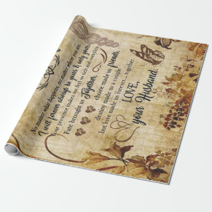 Papel De Presente Enfermeira Esposa Presente   Carta À Minha Bela Es