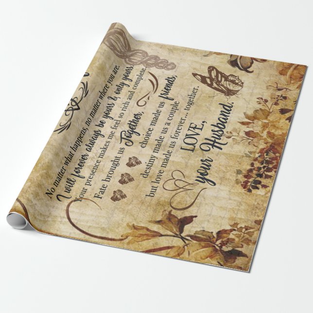 Papel De Presente Enfermeira Esposa Presente | Carta À Minha Bela Es (Desenrolado)