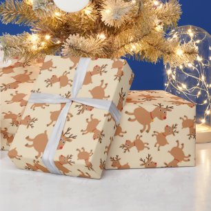 Papel De Presente Enfermeiras Festivas Bonitas Presente de Natal Sem