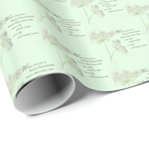 Papel De Presente Enfermeiro Touch Vive flor selvagem