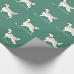 Papel De Presente English Setter Felry Christmas Design<br><div class="desc">Inglês Setter dog side view Christmas design. Esta silhueta também pode representar: Gordon Setter,  Irish Setter,  Setter,  Blue,  Bleu,  Picardy Spaniel,  Francês,  Setter Francês,  Canadian Setter,  Gordon Castle Setters,  Black and Tan Setter,  Scottish Setter,  Scottish Setter,  German quail dog,  Deutscher Wachtel,  Red Setter,  Irish Red Setter</div>