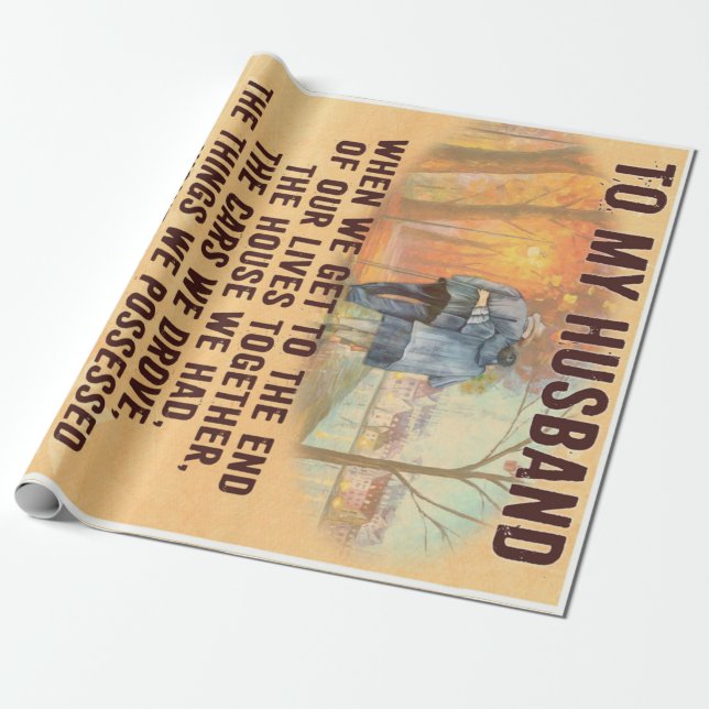 Papel De Presente Engraçado cita Presente Ao Marido | Presente Para  (Desenrolado)