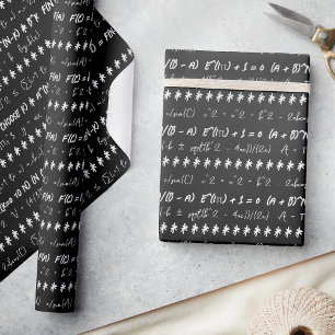 Papel De Presente Engraçado Math Formulae Presente para Matemático