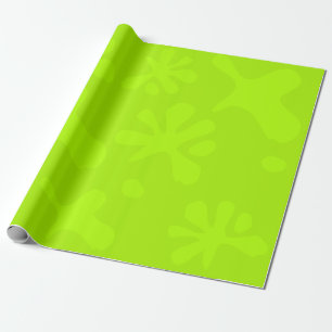 Papel De Presente Engraçado, neon verde, pintura esplêndida, criança