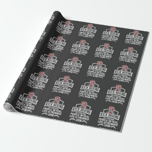 Papel De Presente Engraçado Presente de Kickboxing para Boxer de Ar