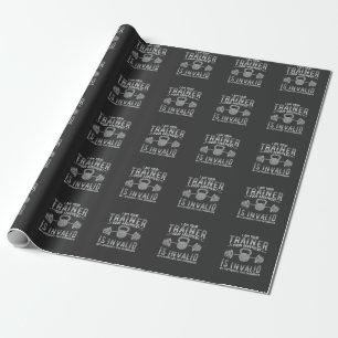 Papel De Presente Engraçado Treinamento em Gym Workout Treinamento