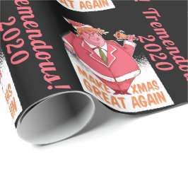 Papel De Presente Engraçado Trump Fazer Excelente Xmas De Novo Perso