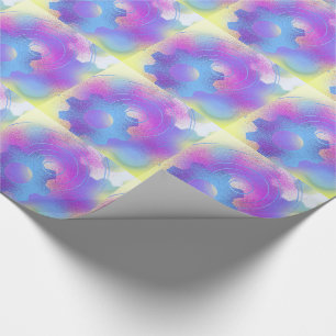 Papel De Presente Engrenagens Giratórias Abstrato