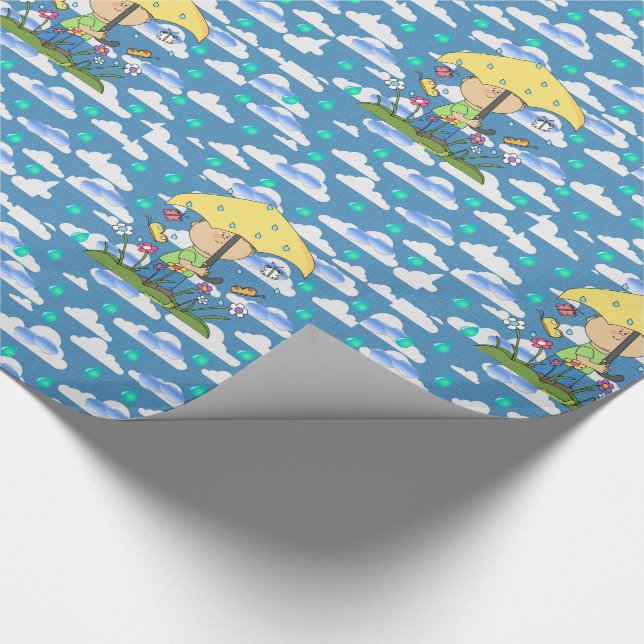 Papel De Presente Enrolação de nuvens de papel (Ponta)