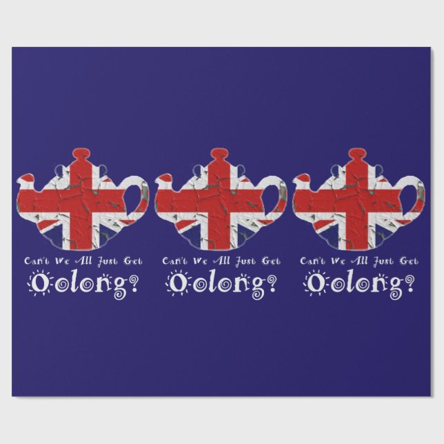 Papel De Presente Enrolando Papel Engraçado Não podemos nos dar bem (Aberto)