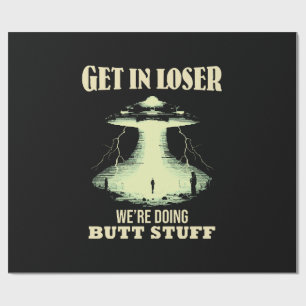 Papel De Presente Entre no perdedor - Estamos fazendo coisas de Bumb